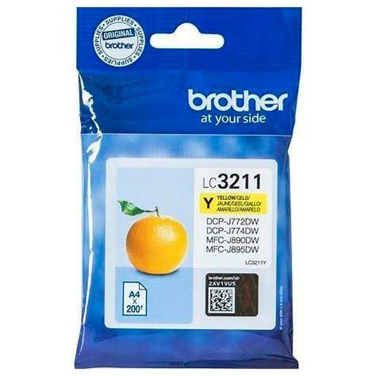 Kompatibel blækpatron Brother LC-3211Y Gul